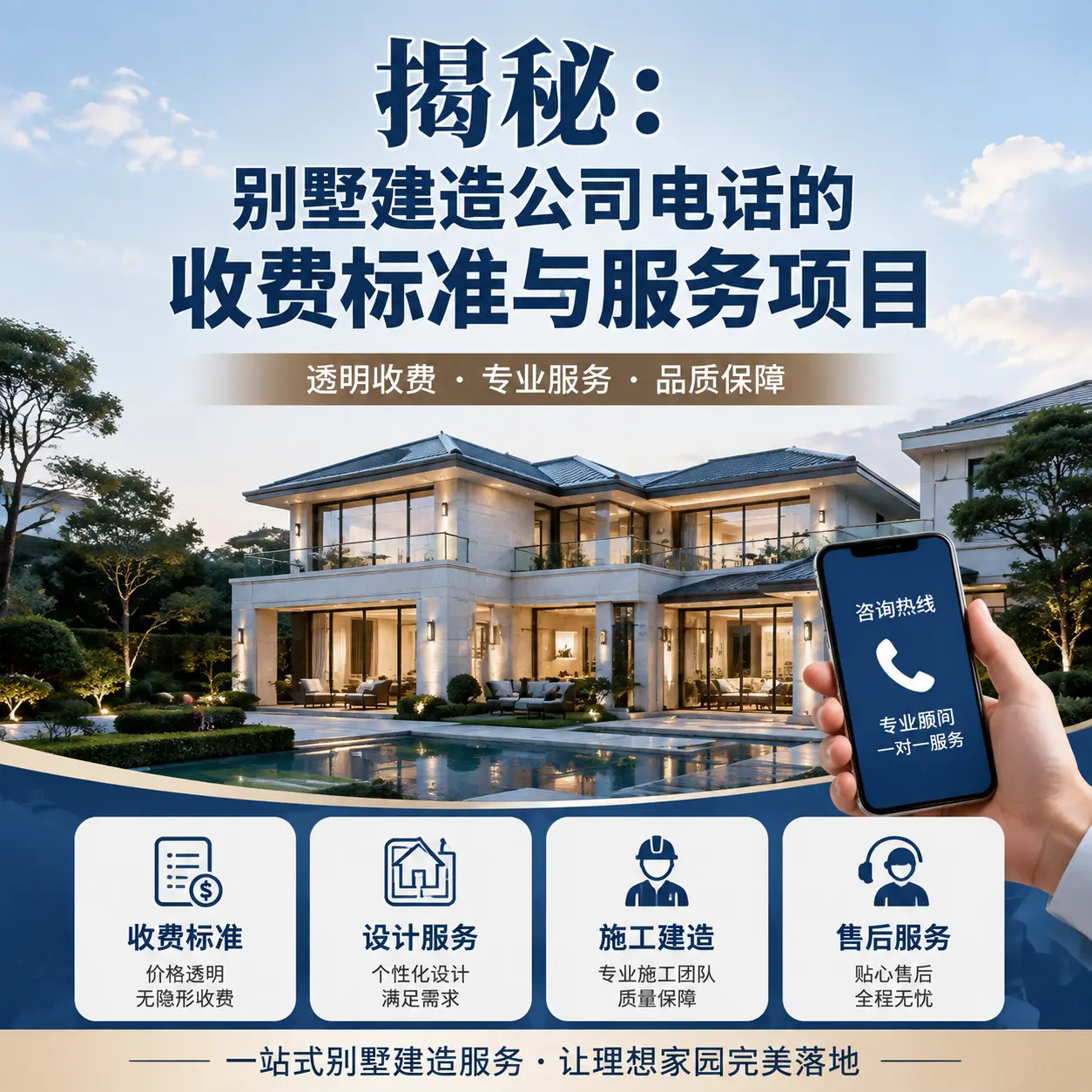 揭秘:习水别墅建造公司电话的收费标准与服务项目