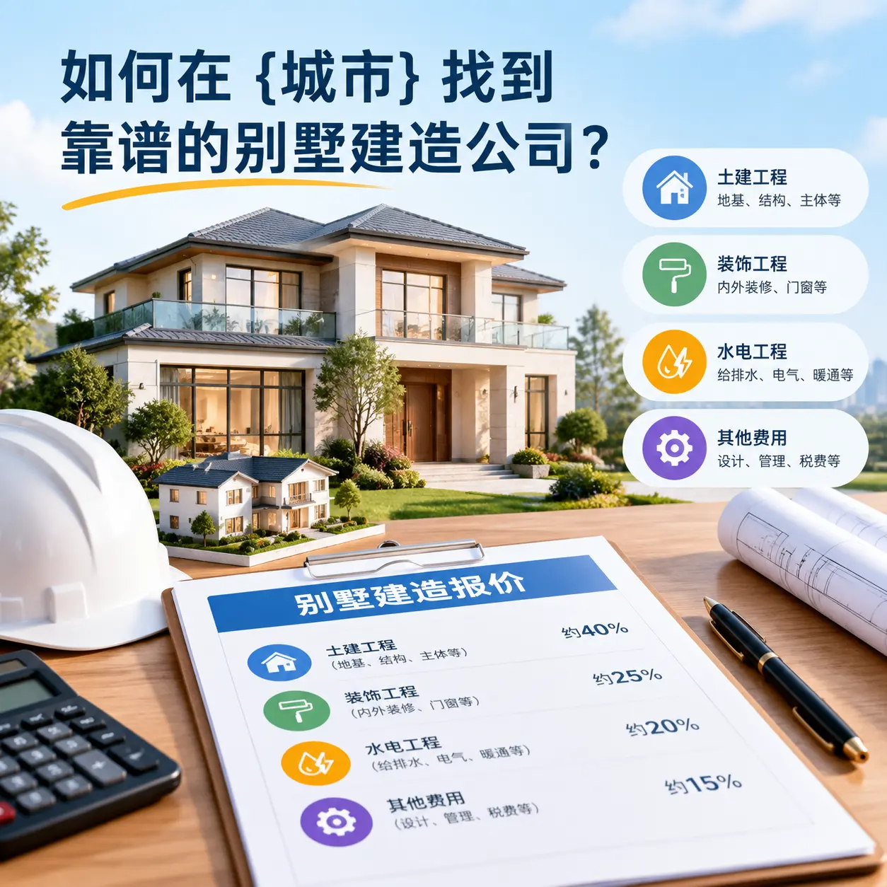 如何在 习水 找到靠谱的别墅建造公司?