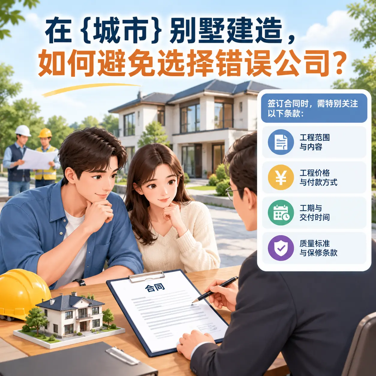 在 习水 别墅建造,如何避免选择错误公司?