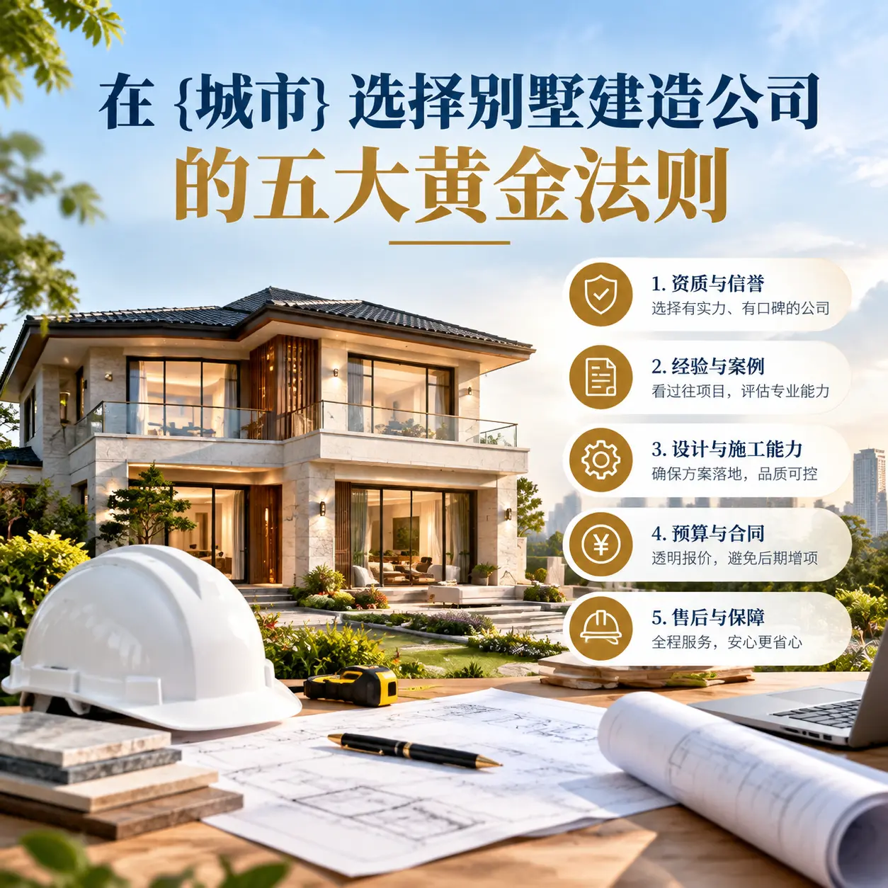 在 习水 选择别墅建造公司的五大黄金法则