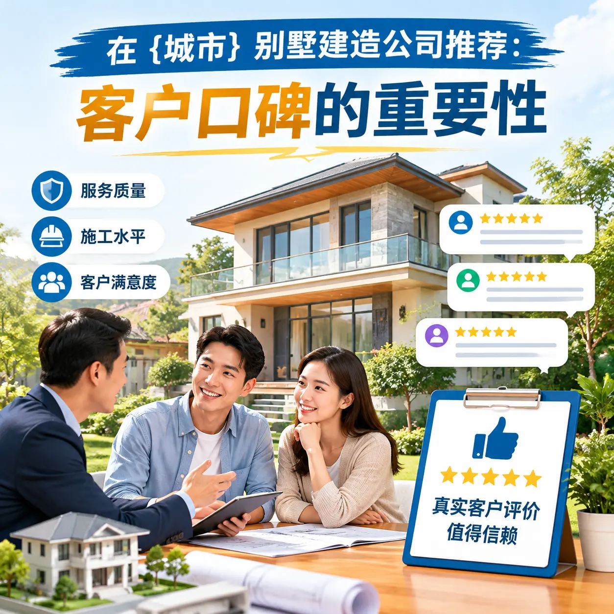 在 习水 别墅建造公司推荐：客户口碑的重要性