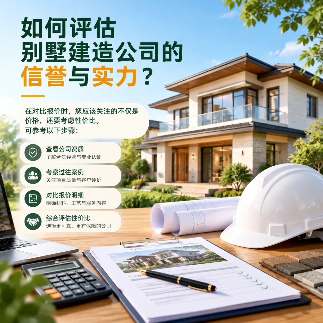 如何评估 习水 别墅建造公司的信誉与实力?