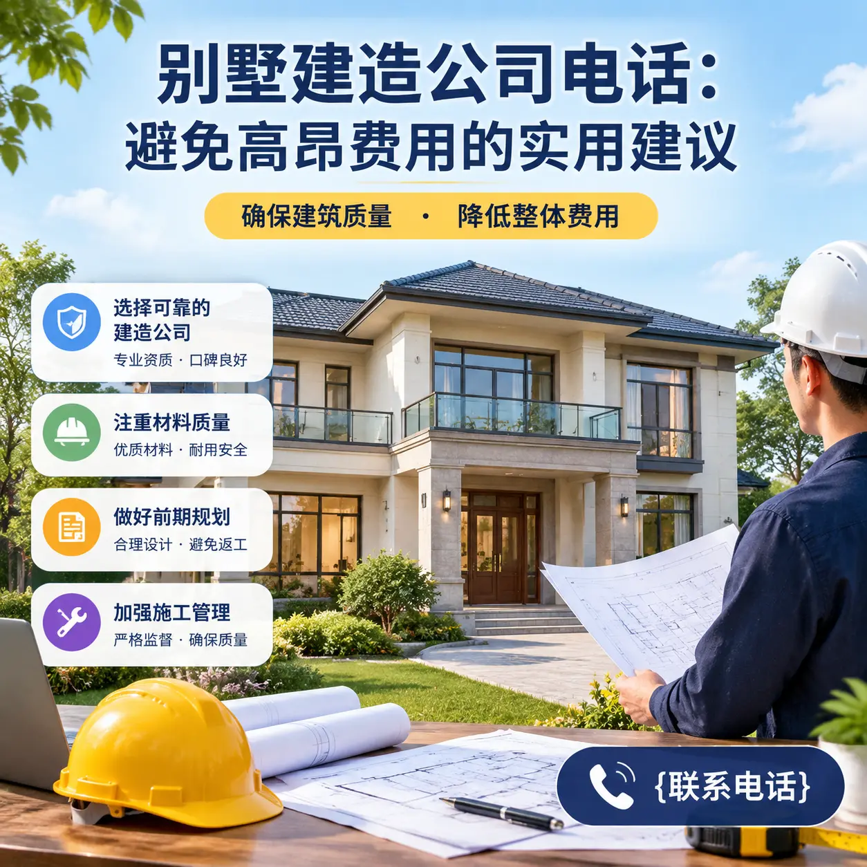 习水别墅建造公司电话:避免高昂费用的实用建议