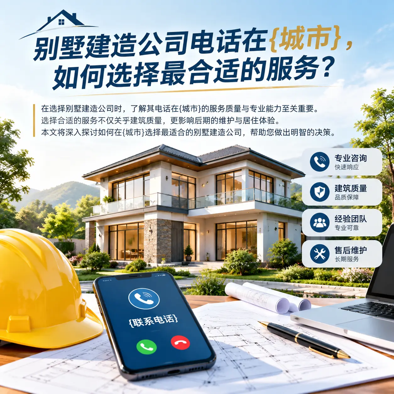 别墅建造公司电话在习水,如何选择最合适的服务?
