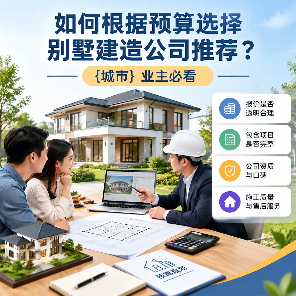 如何根据预算选择别墅建造公司推荐？ 习水 业主必看