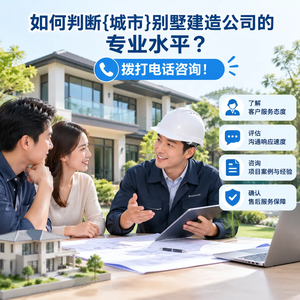 如何判断习水别墅建造公司的专业水平?拨打电话咨询!